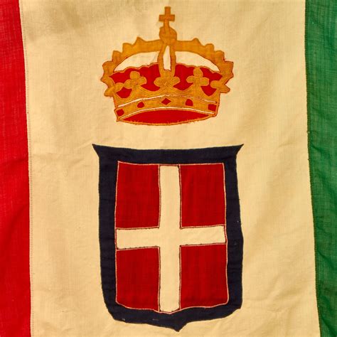 Original Italian Wwii Royal Italian Naval Ensign Flag 44” X 72