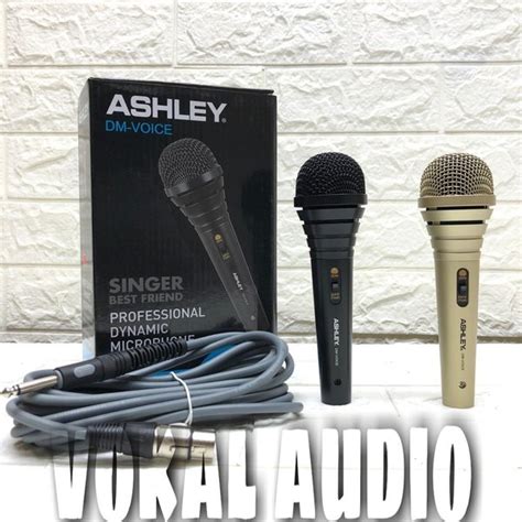 Jual Microphone Ashley Dm Voice Mic Kabel Original Di Lapak Vokal Audio