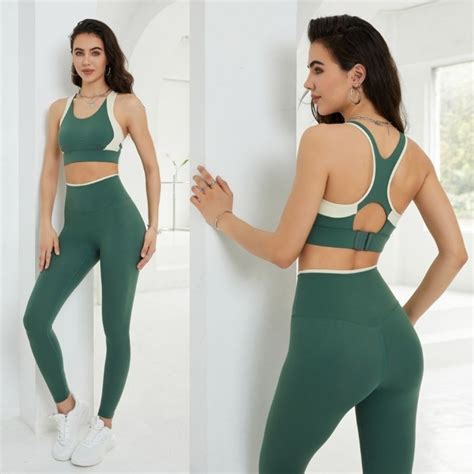 Jual Yogalates ALEXA SET Set Bra Dan Legging Set Baju Gym Set