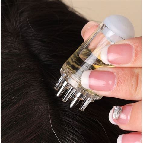 Exces Hair Roots Massage Serum Oil Apply Hair Growth Scalp Treatment Medicine Comb Hair Head