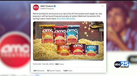 Amc Movie Theater Popcorn Available At Walmart Abc Columbia