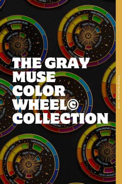 Color Wheel© Enamel Pins The Gray Muse Collection