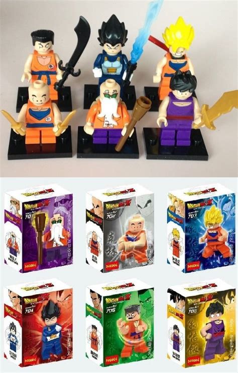 LEGO Building Toys Building Toys Dragon Ball Z Lego Moc Minifigure Training Under Master Roshi ...