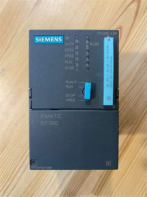 Siemens 6ES7315 2AF03 0AB0 CPU 315 2 DP SIMATIC S7 300 EBay