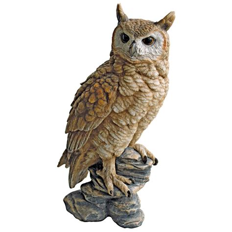 Design Toscano Perching Forest Owl Statue Multicolored