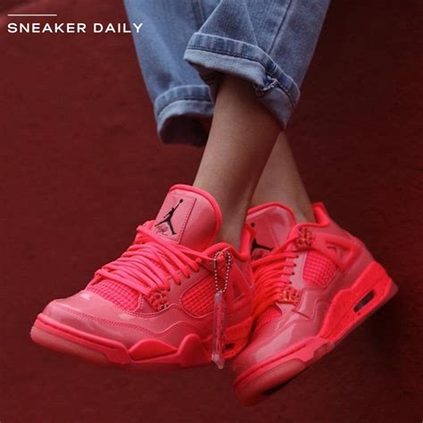 Giày Air Jordan 4 Retro Nrg ‘hot Punch’ Wmns Aq9128 600