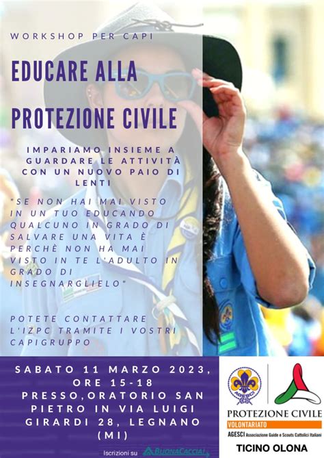 Educare Alla Protezione Civile Agesci Lombardia