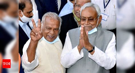 Nitish Kumar Unanimously Elected As Leader Of Nda In Bihar Set To Return As Cm Times Of India