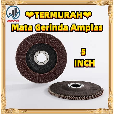 Jual Mata gerinda amplas 5" - 5 INCH - Mata Amplas Susun - Amplas Gerinda - Amplas susun - Flap ...