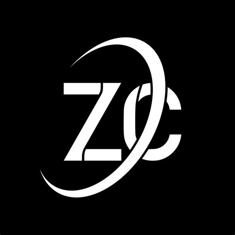 ZC logo. Z C design. White ZC letter. ZC letter logo design. Initial ...