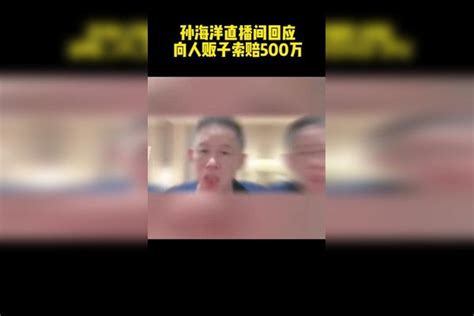 孙海洋回应索赔500万元：不是要让他赔，而是要严惩他，让他有下辈子都还不完的债 孙海洋回应向人贩索赔500万 嫌人贩子量刑轻 孙海洋将索赔500万 索赔