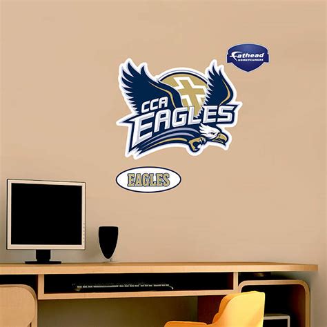 Calvary Christian Academy Eagles Logo Hometeamer Wall Decal | Shop ...