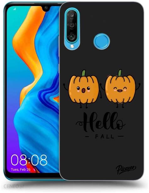 SILIKONOWE CZARNE ETUI NA HUAWEI P30 LITE HALLO FALL Etui Na