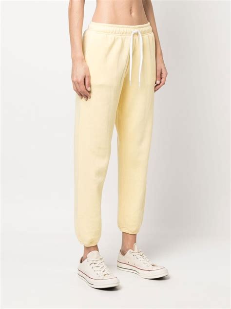 Polo Ralph Lauren Polo Pony Low Waist Track Pants Yellow FARFETCH