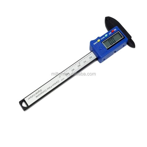 Pocket Plastic Digital Caliper Carbon Fiber Electronic Vernier Caliper