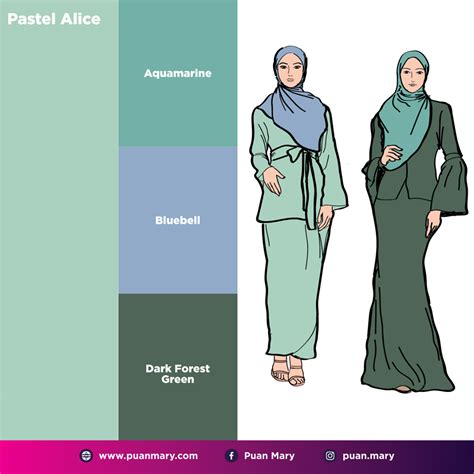 Baju Olive Green Sesuai Tudung Warna Apa Swim Hijab Dark Green