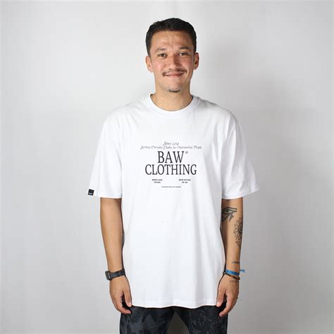 Camiseta Baw Receipt Branco Baw Nohall Store