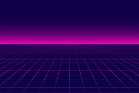 Digital Grid Background of 80s Vector Graphic by QuickArtisan ...