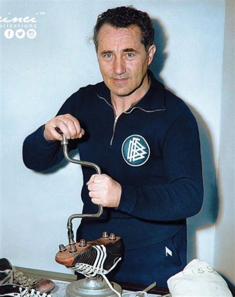 The man himself - Adi Dassler changing football studs Football Casuals ...