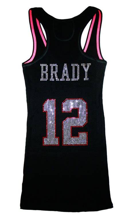 New England Patriots Tom Brady Bling Sparkle Jersey By Blingcircus 49