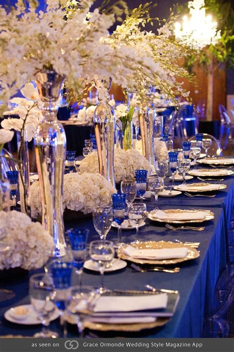 Royal Blue And Gold Wedding Decorations Regarding Trending This Year En