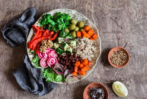 Plant Based Diet Conceito de alimentação rica e sustentável