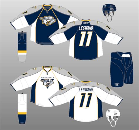 Nashville Predators 2007-09 - The (unofficial) NHL Uniform Database