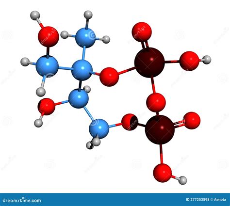 D Image Of C Methyl D Erythritol Cyclopyrophosphate Skeletal