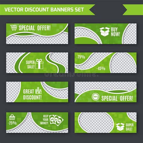 Green Tea Banners Stock Vector Illustration Of Green 227758657