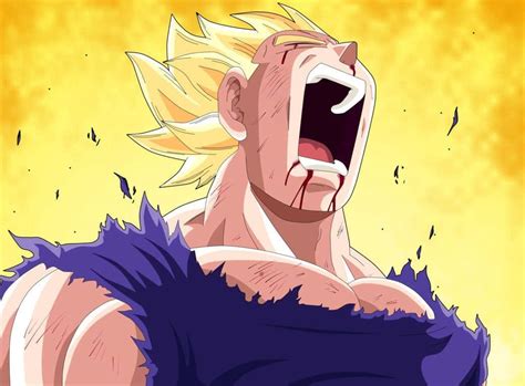 Download Majin Vegeta Screaming Wallpaper