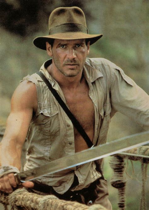 Harrison Ford In Indiana Jones And The Temple Of Doom 1984 A Photo