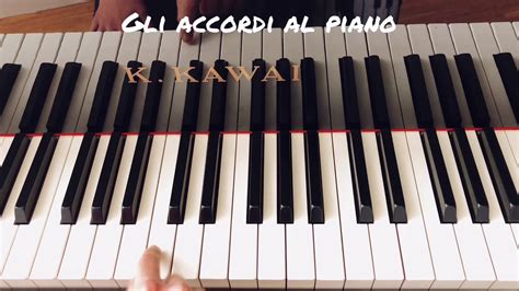 Accordi Al Piano Lezione N Youtube