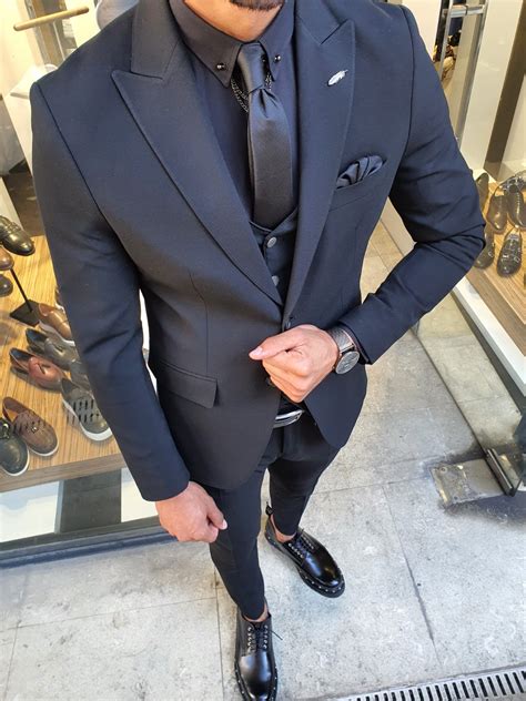 All Black Suits For Men