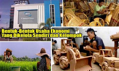 Jenis Usaha Ekonomi Yang Dikelola Sendiri Dan Kelompok Media Edukatif