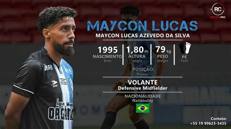 Maycon Lucas Volante Defensive Midfielder 2024 YouTube