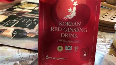 Korean Red Ginseng Drink Youtube