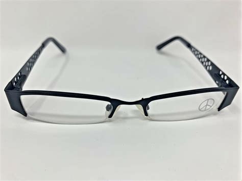 I Dealoptics Eyeglasses Frames Wild Mtblack 46 17 130 Half Rim Metal Jy58 Ebay Eyeglasses