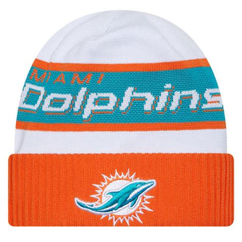 Miami Dolphins New Era Nfl Sideline 2023 Techknit Beanie