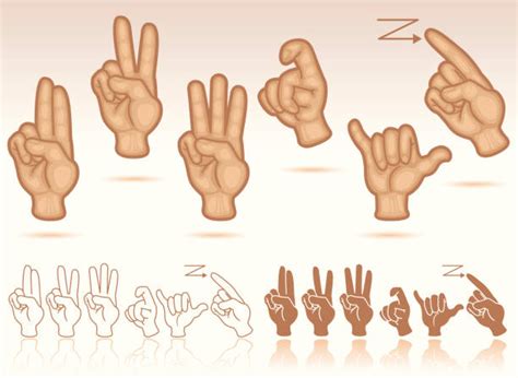 Royalty Free Sign Language Alphabet Clip Art, Vector Images & Illustrations - iStock