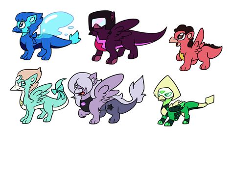 Crystal Gem Dragons By Usagi Zakura On Deviantart