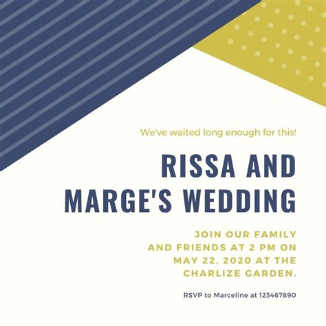 Free Custom Printable Same Sex Wedding Invitation Templates Canva