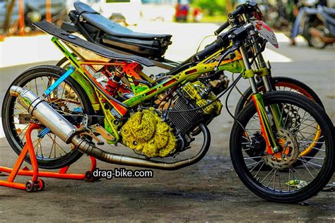 55 Foto Gambar Modifikasi Motor SATRIA FU Drag Race Style Harian Full