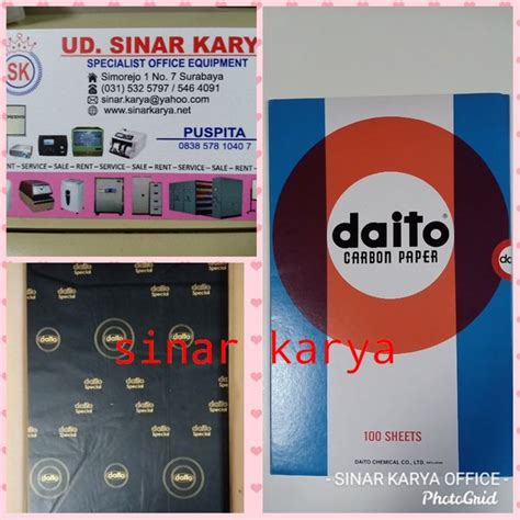 Jual Kertas Karbon Daito Sheets Carbon Paper Lembar Di Lapak