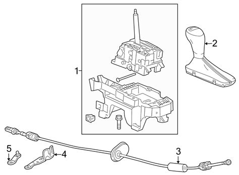 Chevrolet Malibu Automatic Transmission Shifter Linkage Shifter