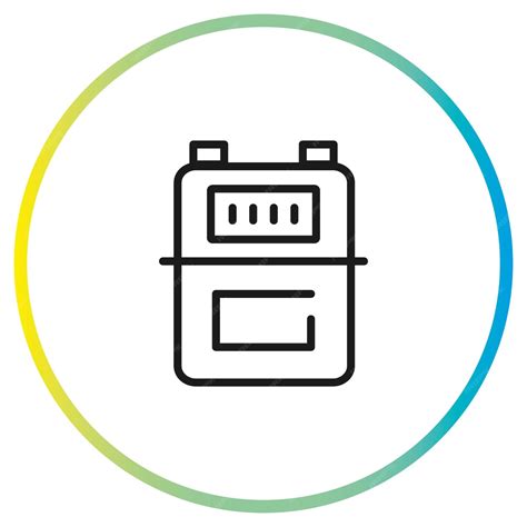 Premium Vector Gas Meter Icon