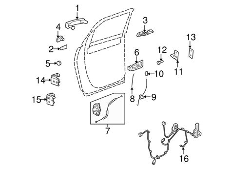 Gm Passenger Side Door Upper Hinge Hadwin White Parts