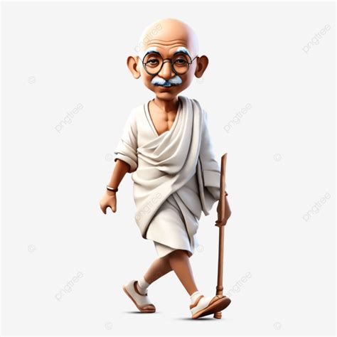 Cute Mahatma Gandhi, Gandhi, India, Republic Day PNG Transparent Image and Clipart for Free Download