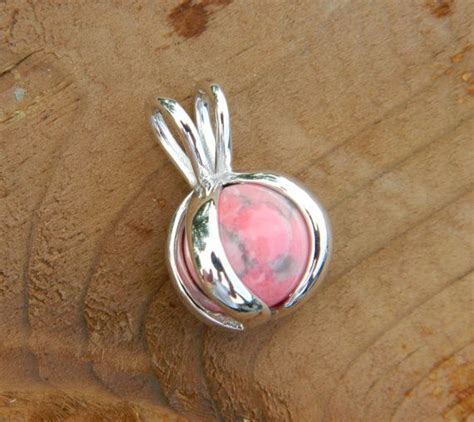 Interchangeable Pendant With A Mm Pink By Trendystonejewelry Howlite