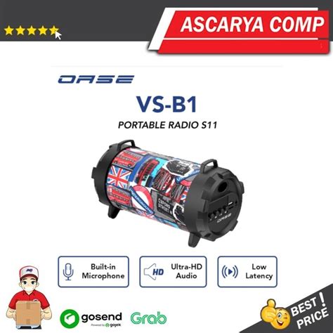 Jual Oase S Bluetooth Speaker Model Vs B Portable Radio Vs B