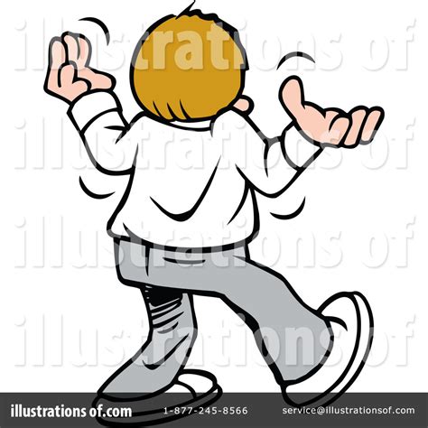 Shrugging Clipart #1094462 - Illustration by Johnny Sajem